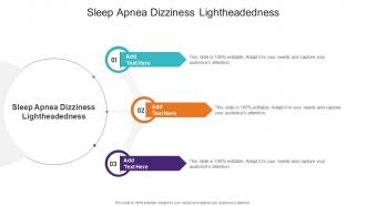 Sleep Apnea Dizziness Lightheadedness In Powerpoint And Google Slides Cpb