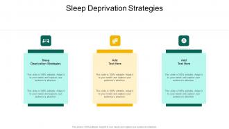Sleep Deprivation Strategies In Powerpoint And Google Slides Cpb