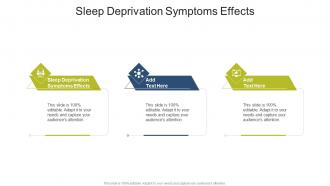 Sleep Deprivation Symptoms Effects In Powerpoint And Google Slides Cpb