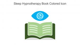 Sleep Hypnotherapy Book Colored Icon In Powerpoint Pptx Png And Editable Eps Format