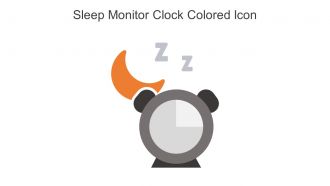 Sleep Monitor Clock Colored Icon In Powerpoint Pptx Png And Editable Eps Format