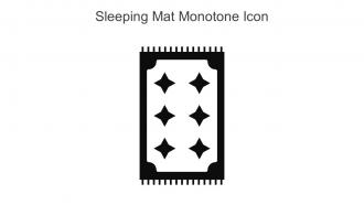 Sleeping Mat Monotone Icon In Powerpoint Pptx Png And Editable Eps Format