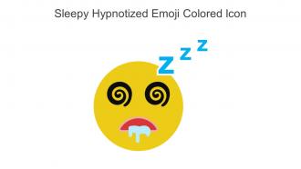 Sleepy Hypnotized Emoji Colored Icon In Powerpoint Pptx Png And Editable Eps Format