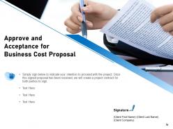 Business cost proposal powerpoint presentation slides