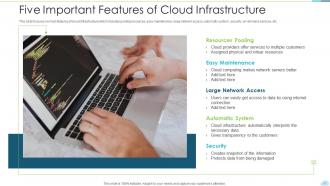 Five important features of cloud infrastructure