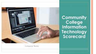 Community college information technology scorecard powerpoint presentation slides