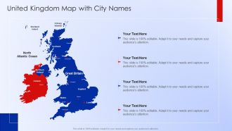 United Kingdom Map With City Names