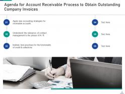 Account receivable process to obtain outstanding company invoices complete deck