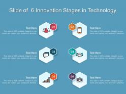 Slide Of 6 Innovation Stages In Technology