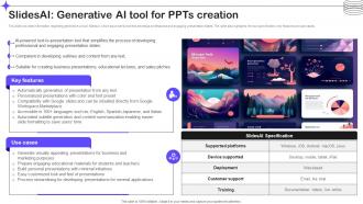 Slidesai Generative Ai Tool For Ppts Creation Splendid 10 Generative Ai Tools AI SS V