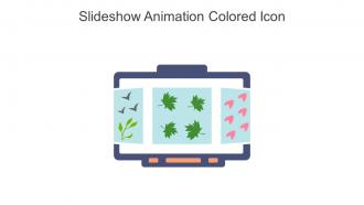 Slideshow Animation Colored Icon In Powerpoint Pptx Png And Editable Eps Format