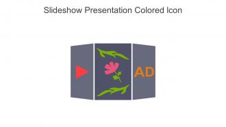 Slideshow Presentation Colored Icon In Powerpoint Pptx Png And Editable Eps Format