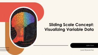 Sliding Scale Concept Visualizing Variable Data PPT Mockup AT