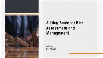 Sliding Scale For Risk Assessment And Management PPT Example AT