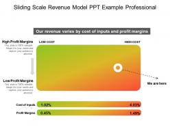 Sliding Scale Revenue Model Ppt Example Professional