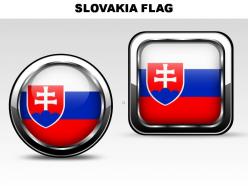 Slovakia country powerpoint flags