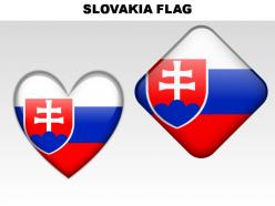 Slovakia country powerpoint flags