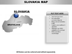 Slovakia country powerpoint maps