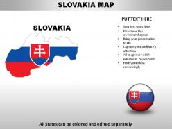 Slovakia country powerpoint maps