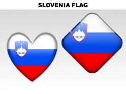 Slovenia country powerpoint flags