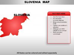 Slovenia country powerpoint maps