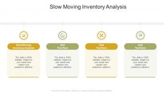 Slow Moving Inventory Analysis In Powerpoint And Google Slides Cpb