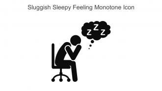 Sluggish Sleepy Feeling Monotone Icon In Powerpoint Pptx Png And Editable Eps Format