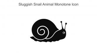 Sluggish Snail Animal Monotone Icon In Powerpoint Pptx Png And Editable Eps Format