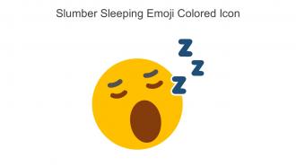 Slumber Sleeping Emoji Colored Icon In Powerpoint Pptx Png And Editable Eps Format