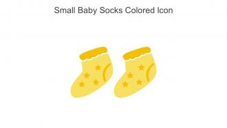 Small Baby Socks Colored Icon In Powerpoint Pptx Png And Editable Eps Format