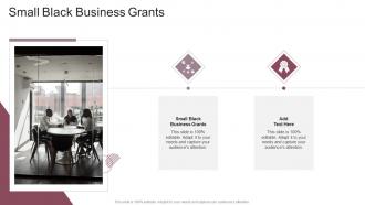 Small Black Business Grants In Powerpoint And Google Slides Cpb