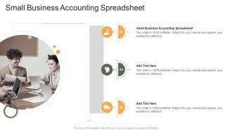 Small Business Accounting Spreadsheet In Powerpoint And Google Slides Cpb