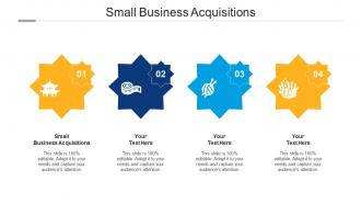 Small Business Acquisitions Ppt Powerpoint Presentation Show Good Cpb