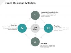 Small business activities ppt powerpoint presentation slides master slide cpb