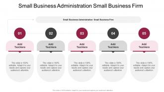 Small Business Administration Small Business Firm In Powerpoint And Google Slides Cpb