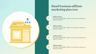 Small Business Affiliate Marketing Plan Icon