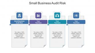 Small business audit risk ppt powerpoint presentation gallery template cpb