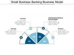 Small business banking business model ppt presentation file influencers cpb
