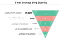 Small business blog statistics ppt powerpoint presentation layouts examples cpb
