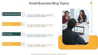 Small Business Blog Topics In Powerpoint And Google Slides Cpb