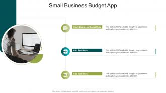 Small Business Budget App In Powerpoint And Google Slides Cpb