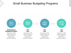 Small business budgeting programs ppt powerpoint presentation show smartart cpb