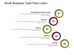 Small business cash flow loans ppt powerpoint presentation layouts graphic tips cpb
