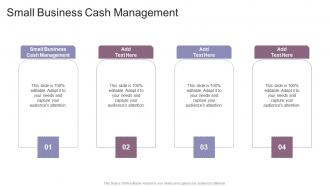 Small Business Cash Management In Powerpoint And Google Slides Cpb