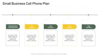 Small Business Cell Phone Plan In Powerpoint And Google Slides Cpb