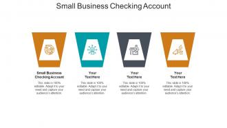 Small business checking account ppt powerpoint presentation outline file formats cpb