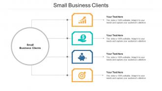 Small business clients ppt powerpoint presentation professional model cpb