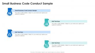 Small Business Code Conduct Sample In Powerpoint And Google Slides Cpb