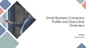 Small Business Company Profile And Executive Overview PPT Mockup AT