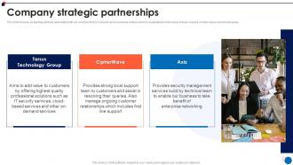 Small Business Company Profile Company Strategic Partnerships